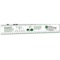 Plastic Rulers - 0.015" white gloss vinyl